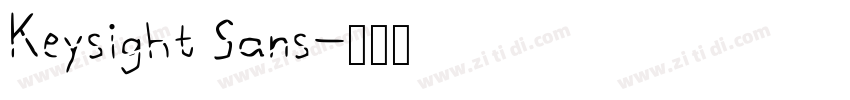 Keysight Sans字体转换
